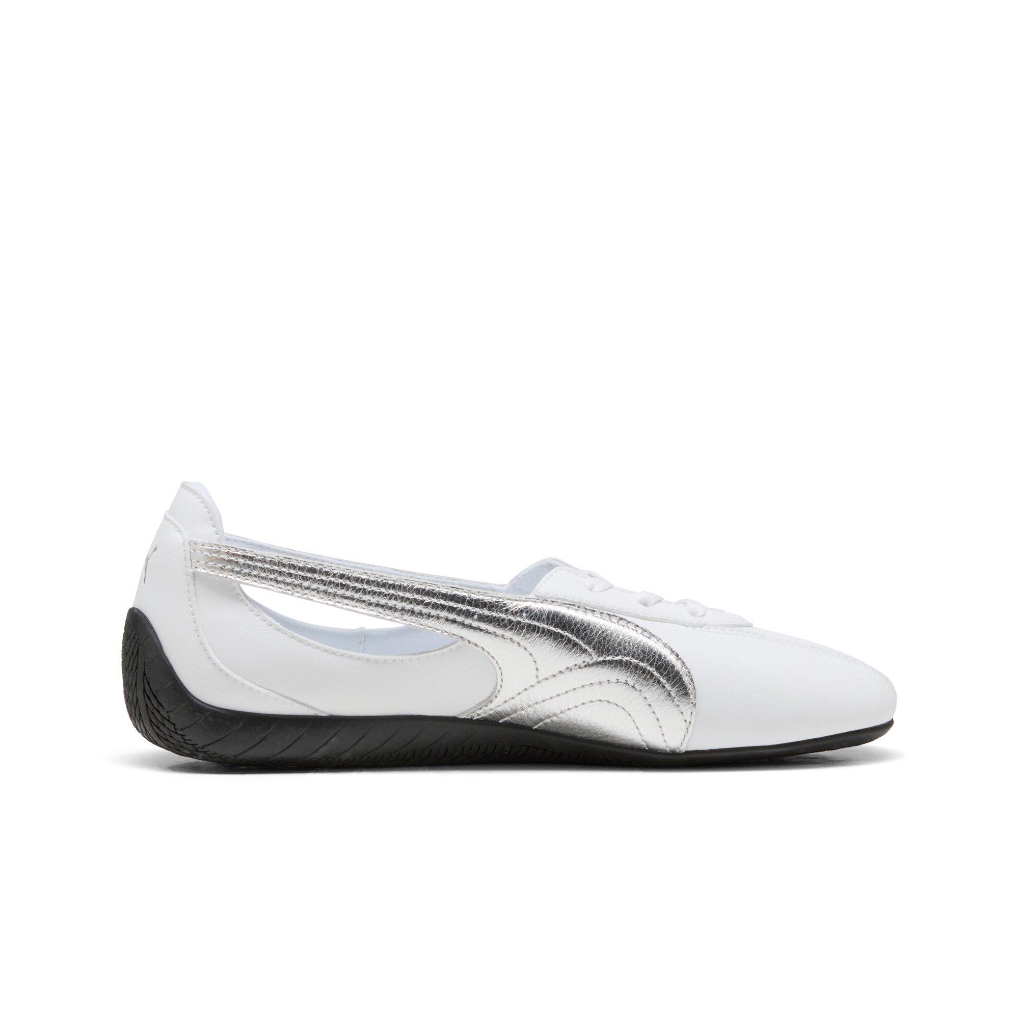 PUMA Speedcat Ballet "White/Metallic Silver/Black" Women's Shoe - WHITE/SILVER